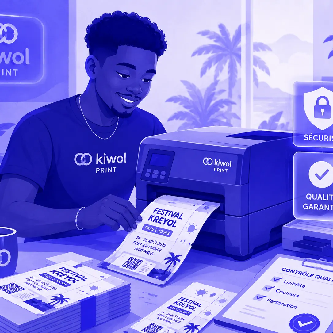 Kiwol Print : billet physique et point de vente