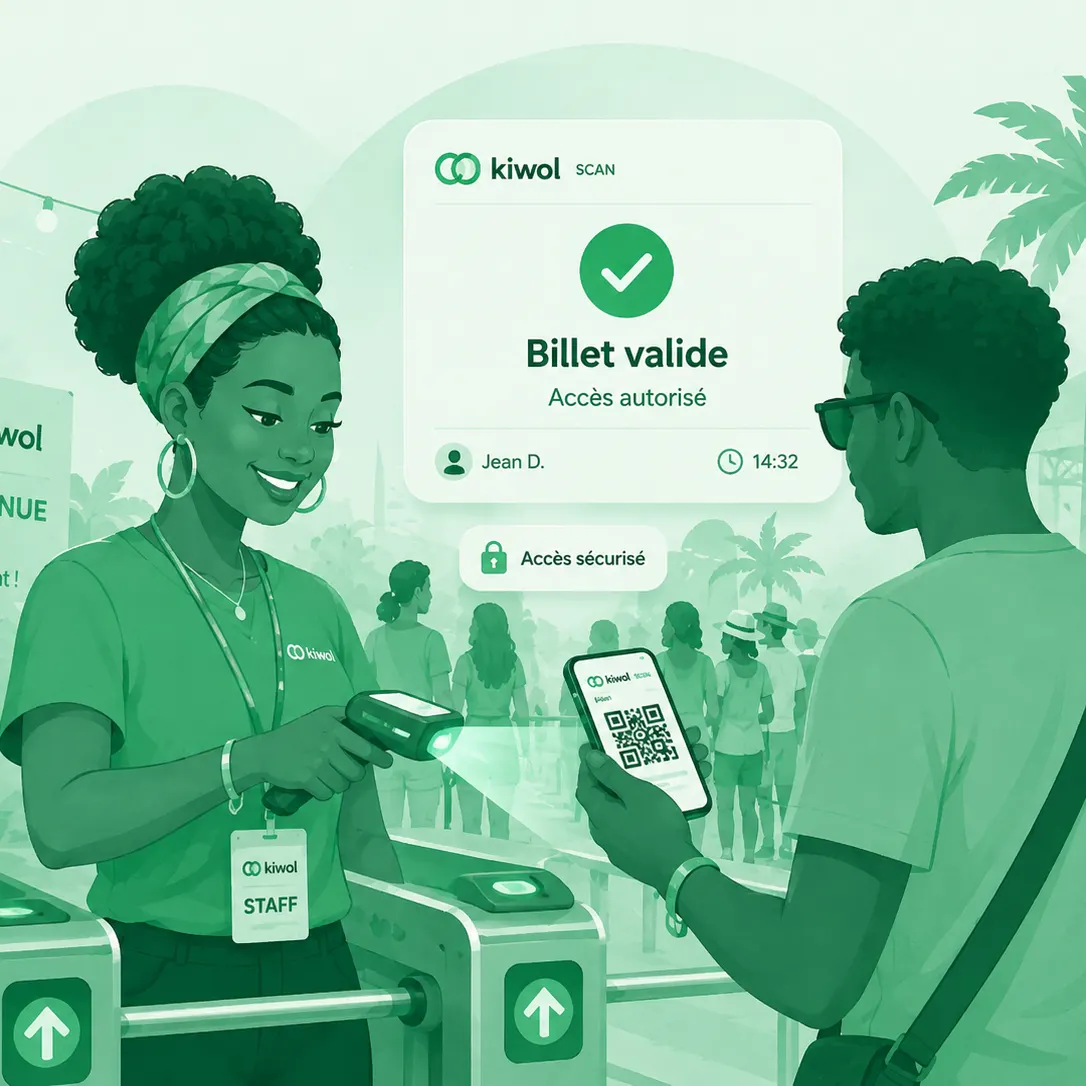 Kiwol Scan : contrôle d'accès par QR code